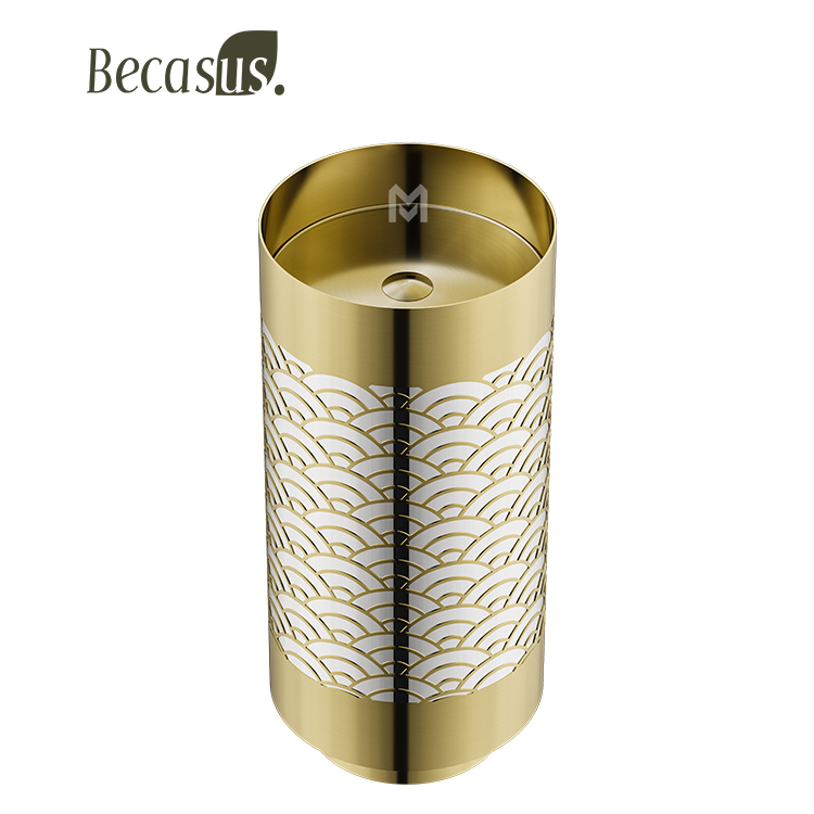 Handmade Modern Luxury Floor Standing Bathroom Sink Handmade Modern Luxury Floor Standing Bathroom Sink