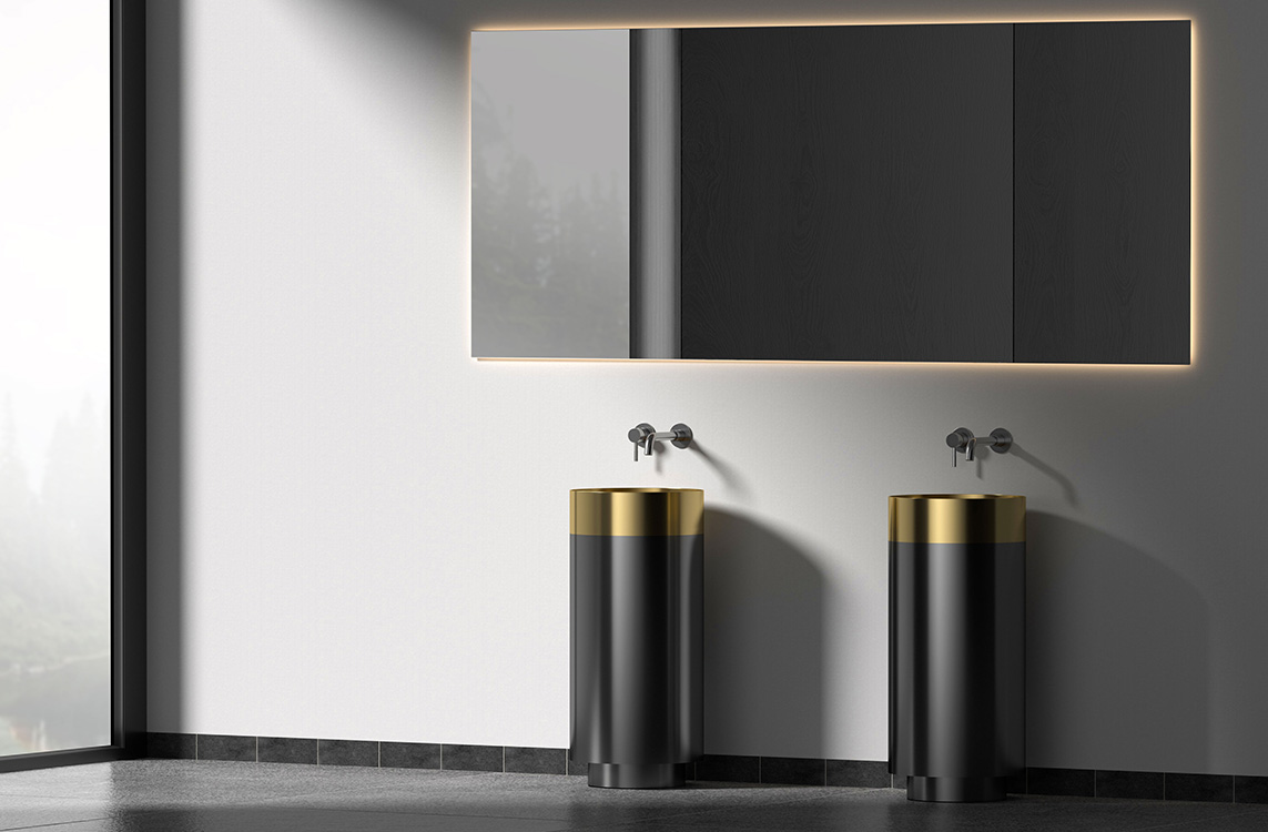 Stainless Steel Pedestal Wash Basin