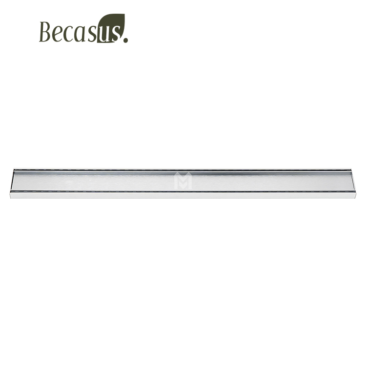 304 Stainless Steel Floor Drain Bathroom Odor Resistant Watermark Long Strip Large Displacement Floor Drainer