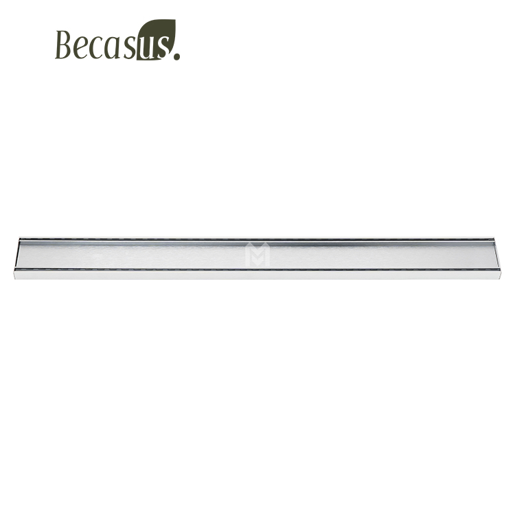 304 Stainless Steel Floor Drain Bathroom Odor Resistant Watermark Long Strip Large Displacement Floor Drainer