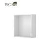 Stainless Steel Custom Shower Niche SUS304/316 Bathroom Wall Hung Niches Matte White Black Square