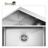Stainless Steel Single Bowl Undermount Kitchen Sink Handmade Drop in Bar Sink 