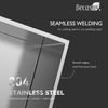 Stainless Steel Elegant Bathroom Shower Niche No Tile Needed Recessed Shower Shelf Organizer for Storage