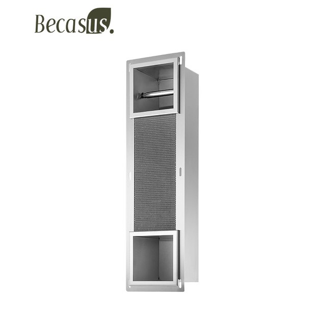 Luxury Shower Niche: Customized 3 Layers Design Stainless Steel with Integrated Holder
