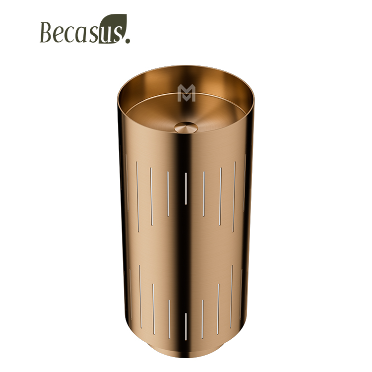 High Quality Wholesale 304/316 Stainless Steel Washing Basin Unique Freestanding Bathroom Sinks