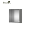 Stainless Steel Custom Shower Niche SUS304/316 Bathroom Wall Hung Niches Matte White Black Square