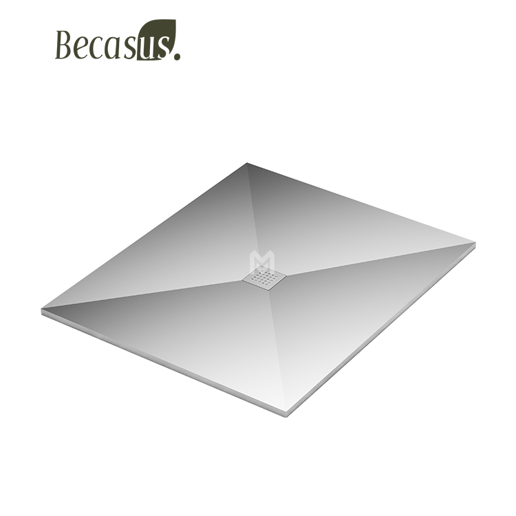 Stainless Steel Shower Tray Modern Design Shower Tray Base With Drainer for Bathroom square