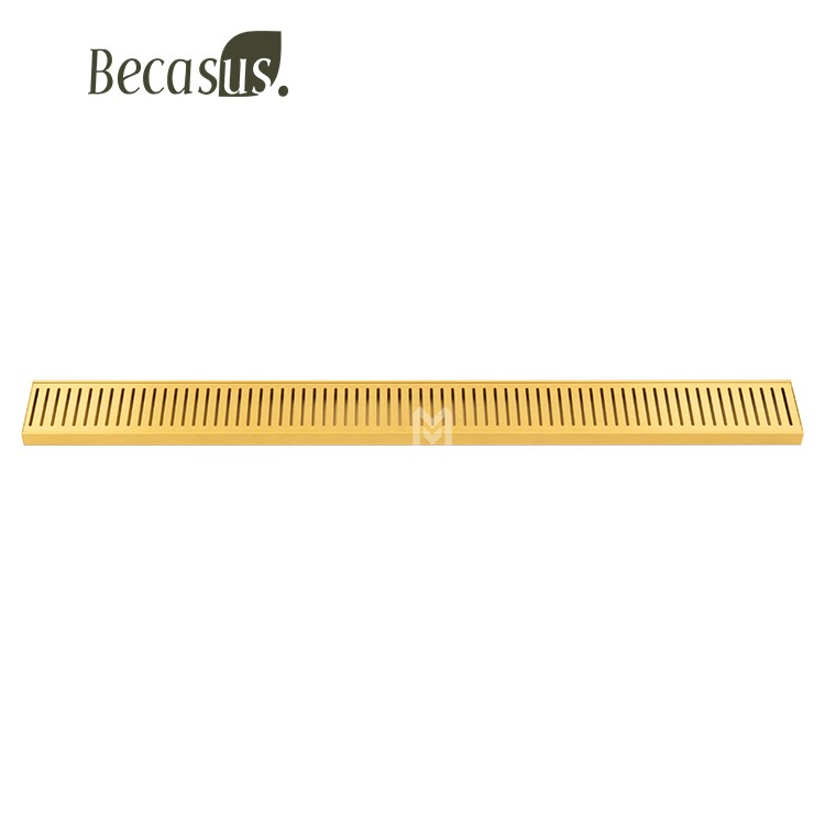 Bathroom Linear Shower Drainer Tile Insert Floor Drainer Easy Clean Stainless Steel Shower Drain