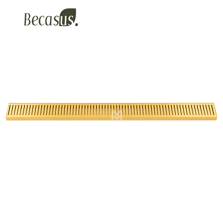 Bathroom Linear Shower Drainer Tile Insert Floor Drainer Easy Clean Stainless Steel Shower Drain