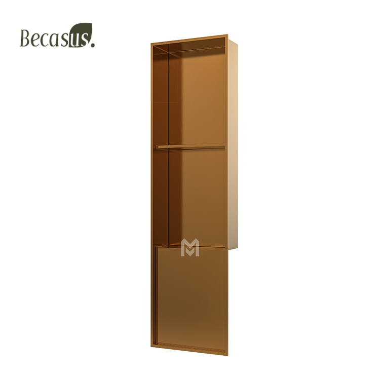 Shower Niche NO Tile Needed,Matte Black Double Shelf Organizer Square Corners Wall-Inserted Niche Recessed Shower Shelf Modern Soap Niche for Bathroom