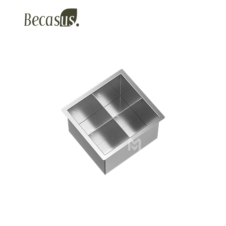 Stainles Steel Workstation Kitchen Sink Tableware Dish Drying Drainer Channel Organizer Bar Sink