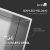 Stainless Steel Elegant Bathroom Shower Niche No Tile Needed Recessed Shower Shelf Organizer for Storage
