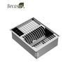 Workstation Sink Channel Kitchen Sink Stainless Steel Organizer Drainer Bar Kitchen Square