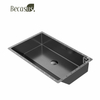Luxury Modern Design Under Table Stainless Steel Hand Wash Basin Vanity Sink Public Brushed Gold for Hotels and Bathrooms