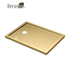 Modern Shower Room 1000*800*50mm Resin Shower Tray Size Customizable Floor Base Stainless Steel