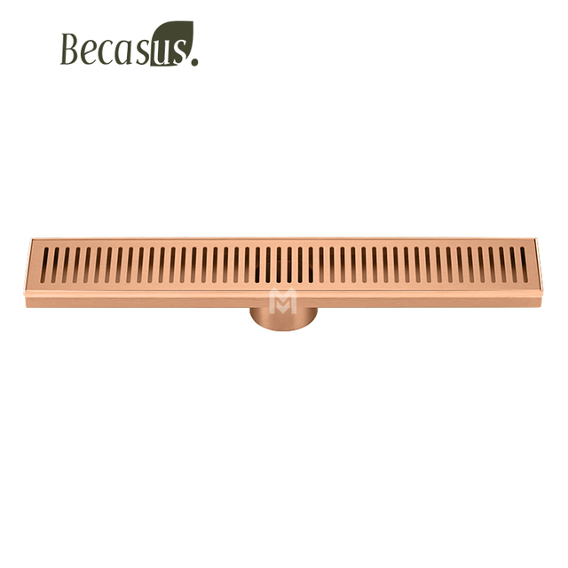 Insert Floor Drain Grate Cover Bathroom Hair Catcher Anti Odor Side Outlet Channel Linear Restaurant Shower Durability Floor Drain