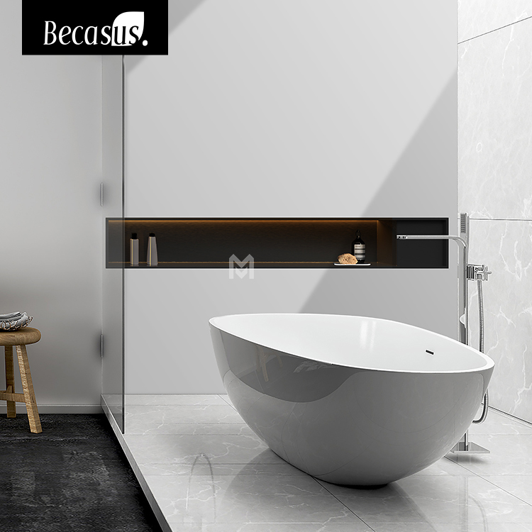 Shower Niche 110x22cm Brushed Stainless Steel Niche for Shower Wall No Tile Needed