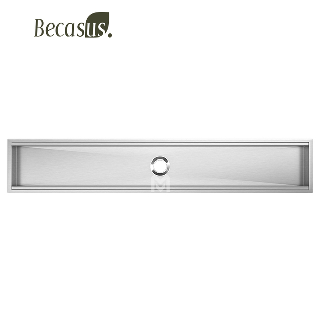 Stainles Steel Workstation Kitchen Sink Tableware Dish Drying Drainer Channel Organizer Bar Sink