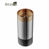 Luxury Floor Standing Stainless Steel Public PVD Round Hand Wash Basin Sink with Pedestal Hotel Bathroom Sinks