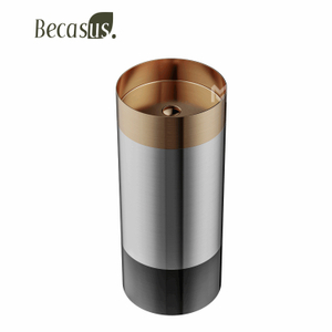 Luxury Floor Standing Stainless Steel Public PVD Round Hand Wash Basin Sink with Pedestal Hotel Bathroom Sinks