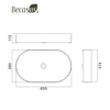 Bathroom Vessel Sink Gold 16 Gauge Nano Titanium Plating Above Counter Oval Vanity Lavatory Bath Sink Basin