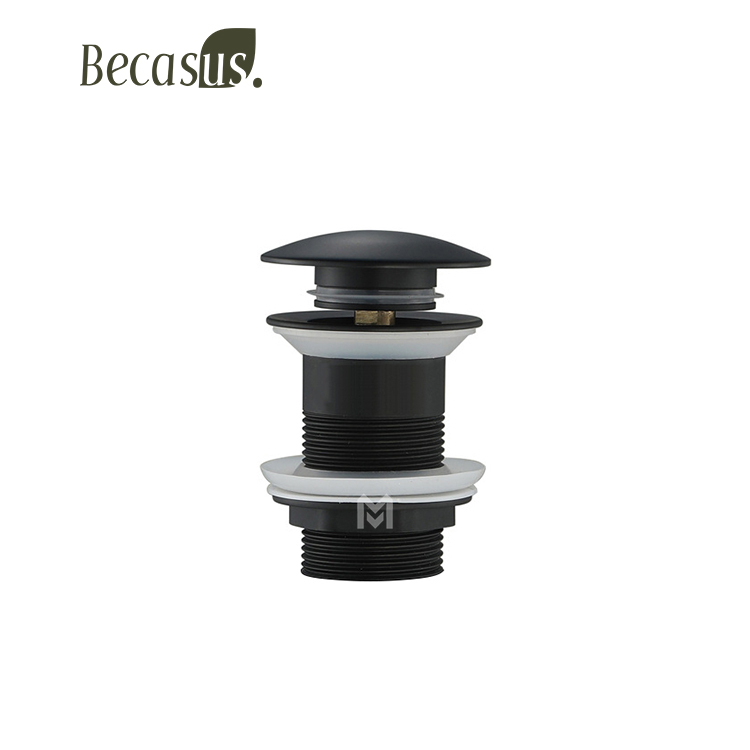 Stainless Steel Push Down Pop up Floor Drain Bathroom Basin Pop up Waster Sink Drain