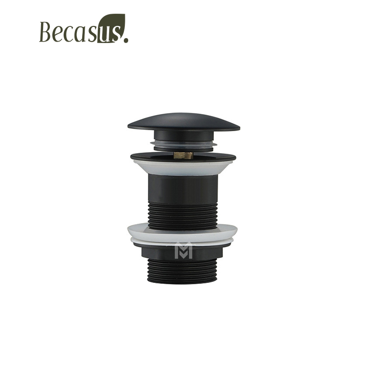 Stainless Steel Push Down Pop up Floor Drain Bathroom Basin Pop up Waster Sink Drain