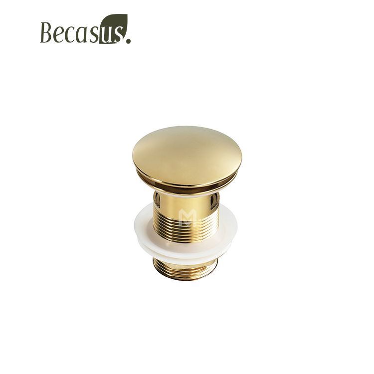 Bathroom Sink Push Basin Waste Pop up Sus 304 Stainless Steel Shower Bath Wash Basin Drainer