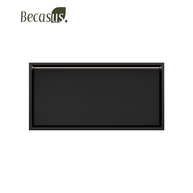Stainless Steel Niche with LED Strip Light Recessed Wall and Waterproof
