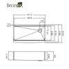 Workstation Undermount Stainless Steel Single Bowl Kitchen Sink Undermount installation with Accessories BECASUS