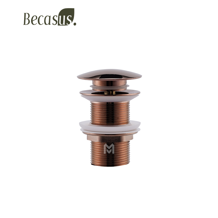 Stainless Steel Push Down Pop up Floor Drain Bathroom Basin Pop up Waster Sink Drain