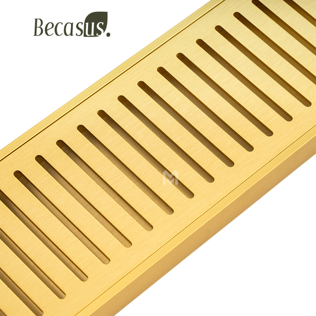 Bathroom Linear Shower Drainer Tile Insert Floor Drainer Easy Clean Stainless Steel Shower Drain