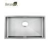 304/316 Stainless Steel Single Semi-embedded Kitchen Sink Hand-thickened Dish-washing Basin Nano Surface Apron Front