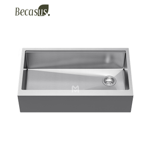 Workstation Undermount Stainless Steel Single Bowl Kitchen Sink Undermount installation with Accessories 
