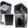 Stainless Steel SUS304 One-Piece Pedestal Basin Easy Clean Floor Mounted Bathroom Sink with Drainer for Home Hotel Use
