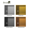 Bathroom Niche 12" X 12" Brushed Gold Stainless Steel Niche for Bathroom Wall