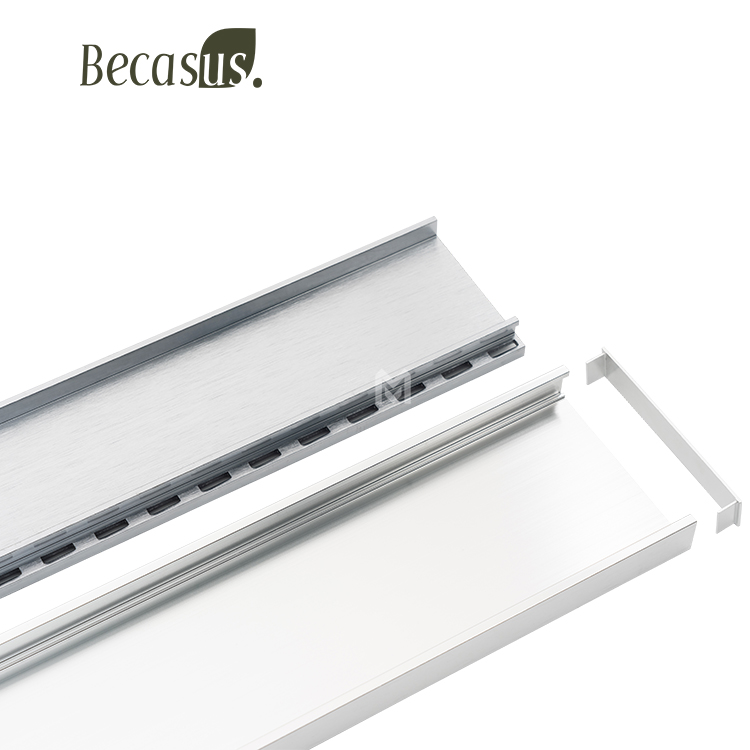 304 Stainless Steel Floor Drain Bathroom Odor Resistant Watermark Long Strip Large Displacement Floor Drainer