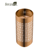 Modern 304/316 Stainless Steel Bathroom Sink Round Shape Freestanding Column Pedestal Wash Basin