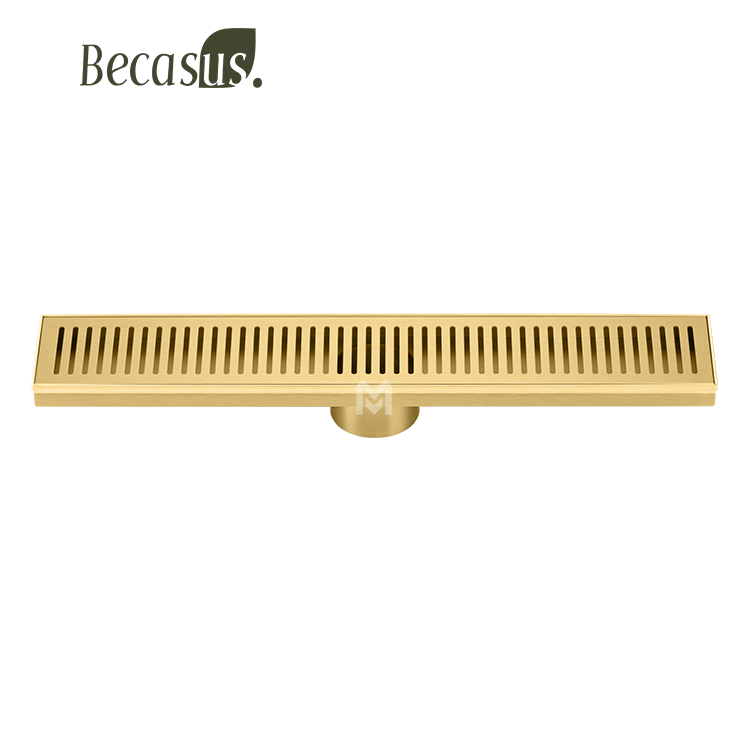 Insert Floor Drain Grate Cover Bathroom Hair Catcher Anti Odor Side Outlet Channel Linear Restaurant Shower Durability Floor Drain
