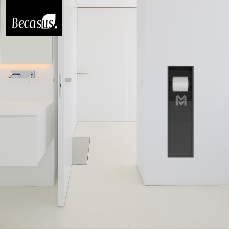 Brushed 304 Stainless Steel Niche Rectangle Waterproof Bathroom Shower Wall Niches