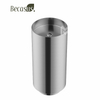 Brushed Gold Modern Luxury Round Stainless Steel Sink Pedestal Sink Freestanding