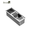 Sus304/316 Stainless Steel Workstation Channel Sink Utensil Drying Workstation Tool Rest Sink