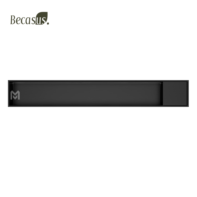 Shower Niche 110x22cm Brushed Stainless Steel Niche for Shower Wall No Tile Needed