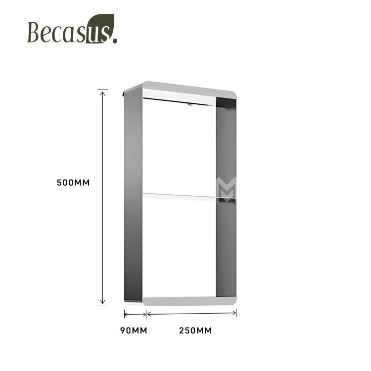 Becasus Stainless Steel Shower Niche Hanging Storage Shelf Niche for Bathroom Storage