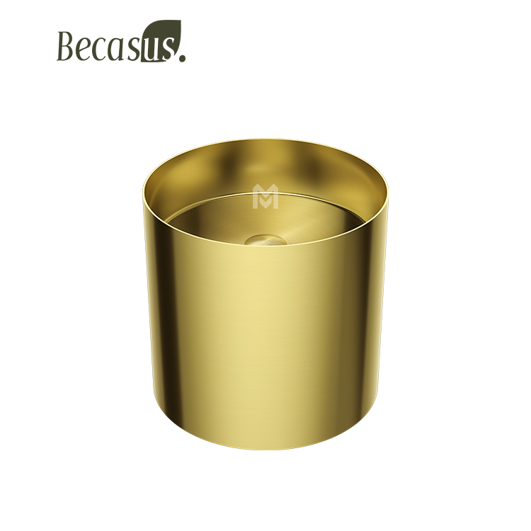 Luxury Modern Design SUS304/316 Floor Standing Wash Basin Bathroom Above Counter Mounted Vanitary Pedestal Sink