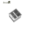 Handmade 304 Stainless Steel Workstation Island Tableware Dish Drying Drainer Channel Organizer Bar Sink for Commercial Kitchen