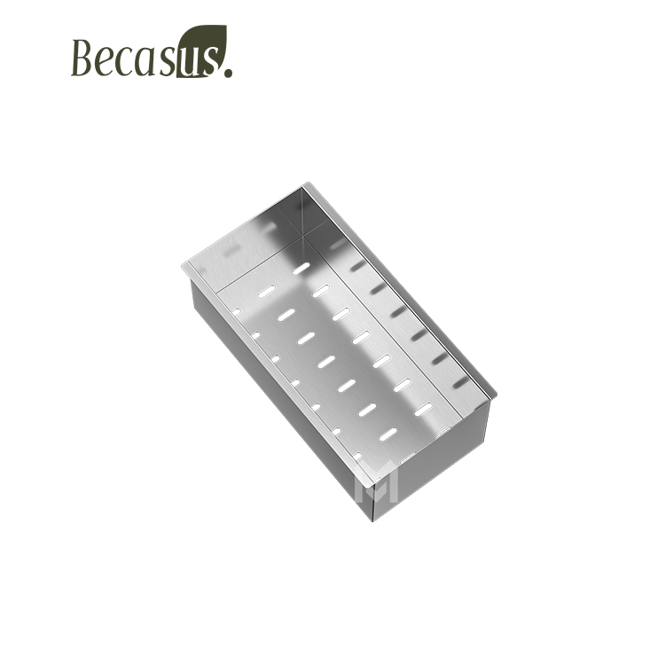 Stainless Steel Workstation Kitchen Sink Tableware Dish Drying Drainer Channel Organizer Bar Sink