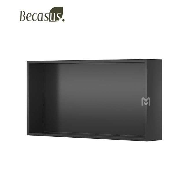 Brushed 304 Stainless Steel Niche Rectangle Waterproof Bathroom Shower Wall Niches Rectangle