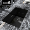 Undermount Bathroom Sink Rectangular Stainless Steel Luxury with Drain Brushed Gold