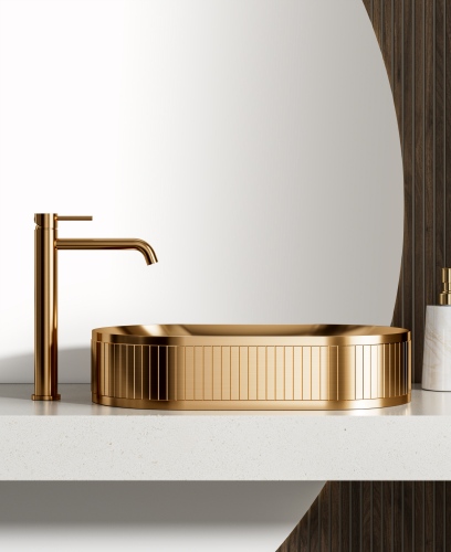 sus 304 stainless steel oval basin sink top mount drop in bathroom sink PVD warm copper Becasus.jpg